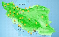 هواشناسی 1404/07/06 افزایش نسبی دما در اکثر مناطق کشور