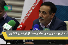اجرای آبیاری مدرن در 50 درصد اراضی کشاورزی کشور