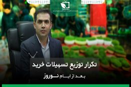 تکرار توزیع تسهیلات خرید، بعد از ایام نوروز