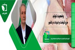 وضعیت تولید گوشت،مرغ و لبنیات در کشور