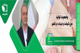 وضعیت تولید گوشت،مرغ و لبنیات در کشور
