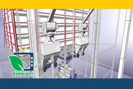 خط تولید پلت خوراک دام، طیور و آبزیان گروه صنعتی آسیاب