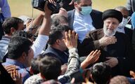 حضور رئیس‌جمهور در حاشیه زاینده رود و گفتگو با کشاورزان