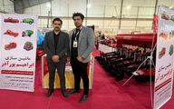 رونمایی از دستگاه جدید برداشت پیاز در نمایشگاه ارومیه