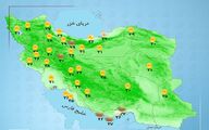 هواشناسی 1404/06/12 رگبار و باران در شمال غرب و جنوب شرق کشور
