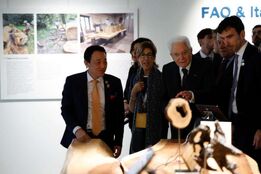 افتتاح موزه و شبکه جدید غذا و کشاورزی فائو در رم