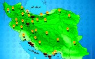 هواشناسی 1404/08/05 بارش و رگبار پراکنده در استان‌های شمالی 