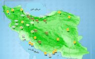 هواشناسی 1404/10/09 تداوم بارش‌ها در اکثر مناطق کشور