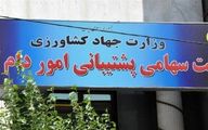 پشتبانی امور دام توزیع‌کننده انحصاری نهاده دام شد
