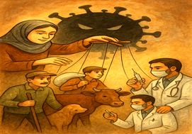 وقتی عروسک‌ها نظاره‌گر شدند: داستان همدلی دامداران و دامپزشکان در نمایشی بزرگ علیه تب‌برفکی 