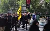 حضور غلامرضا نوری قزلجه وزیر جهادکشاورزی در مراسم تشییع شهدا